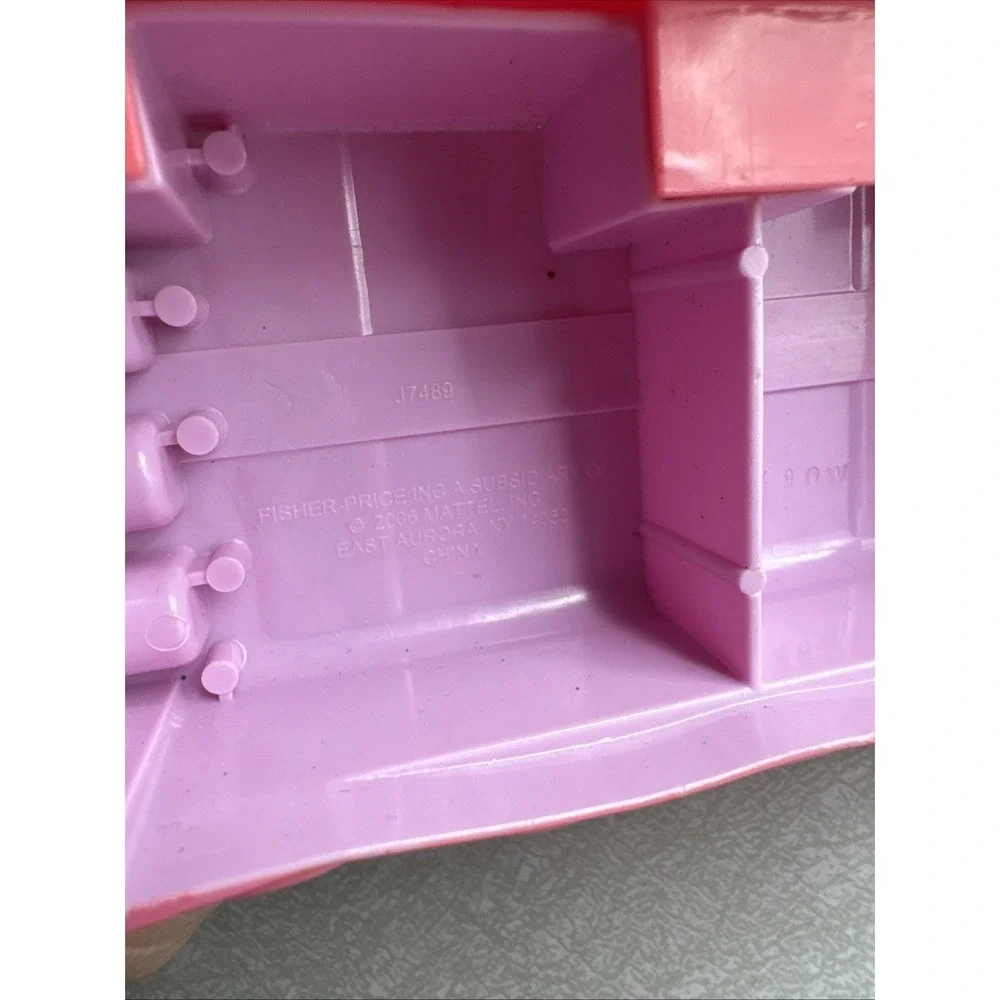Lot of Fisher Price‎ House Accessories Doll Yellow Bed Canopy Bed Chair